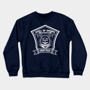 SKULL OF DRONES CREW PILOT Crewneck Sweatshirt